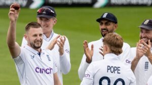 Read more about the article England vs West Indies: Gus Atkinson takes seven wickets on debut at Lord’s as James Anderson begins final Test | Cricket News