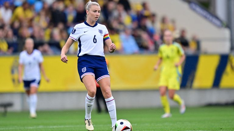 Captain Leah Williamson played 90 minutes in her fifth England game since returning from an ACL injury