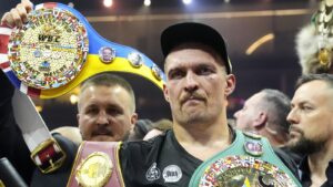 Read more about the article Oleksandr Usyk’s reign as undisputed world heavyweight champion is already over but could he lose more belts? | Boxing News