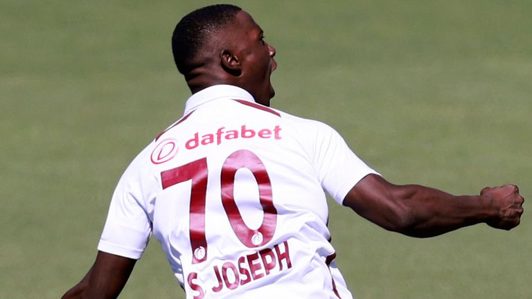 West Indies' Shamar Joseph (Associated Press)