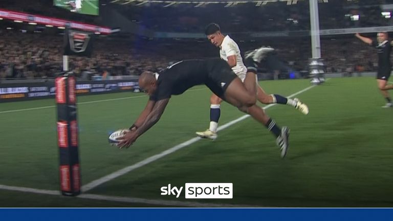 Tele'a scored in the corner for his second try of the second Test against England