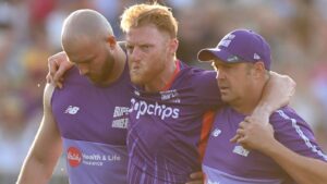 Read more about the article Ben Stokes: England captain to undergo scan on hamstring after being injured in The Hundred ahead of Sri Lanka Tests | Cricket News