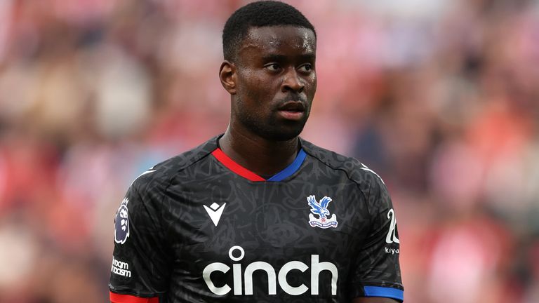 Crystal Palace's Marc Guehi during the Premier League match at the Gtech Community Stadium, London. Picture date: Saturday August 26, 2023.