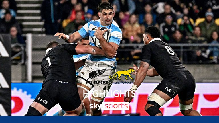 Highlights from The Rugby Championship as Argentina beat New Zealand for the third time in four years with a 38-30 victory in Wellington