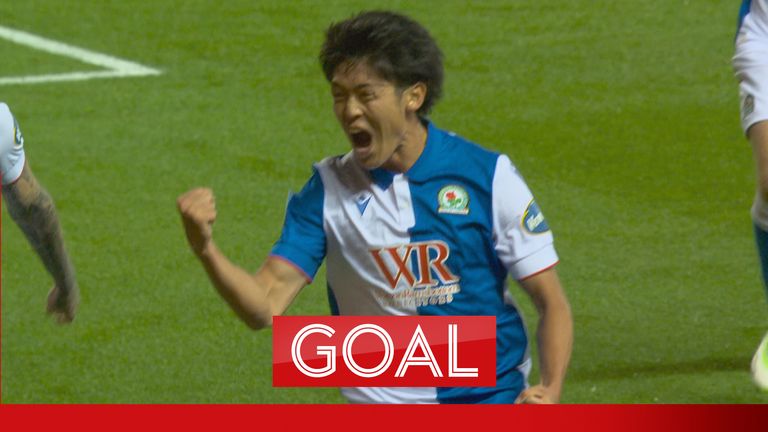 Ohashi goal - Blackburn 4-1 Derby