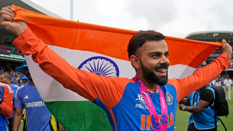 Virat Kohli announced his T20 retirement following India's victory at the World Cup earlier this year