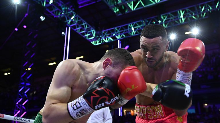 BEN SHALOM BOXXER BATTLE LINES FIGHT WEEK.ZAK CHELLI V CALLUM SIMPSON.PIC CHRIS DEAN/BOXXER.(PICS FREE FOR EDITORIAL USE ONLY).OAKWELL STADIUM BARNSLEY 3/8/2024.BRITISH & COMMONWEALTH SUPER MIDDLEWEIGHT TITLE.ZAK CHELLI V CALLUM SIMPSON.