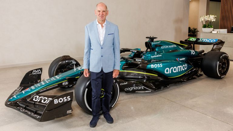 Adrian Newey has joined Aston Martin as Managing Technical Partner after leaving Red Bull (credit: Aston Martin)