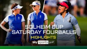 Read more about the article Europe still trail after Saturday fourballs | Solheim Cup highlights