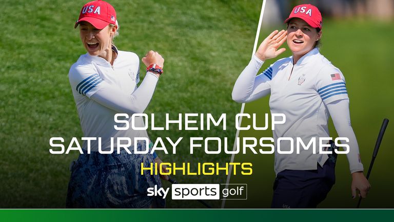 SOLHEIM CUP SATURDAY FOURSOMES