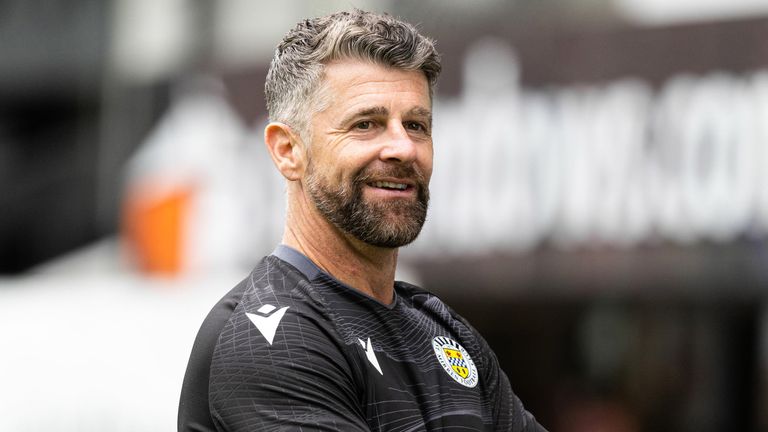 DUNFERMLINE, SCOTLAND - JULY 06: St Mirren manager Stephen Robinson during a pre-season friendly match between Dunfermline Athletic and St Mirren at KDM Group East End Park, on July 06, 2024, in Dunfermline, Scotland. (Photo by Ross Parker / SNS Group)