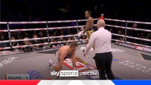 Read more about the article First punch knockdown! | Yarde drops Vilcans within 10 seconds!