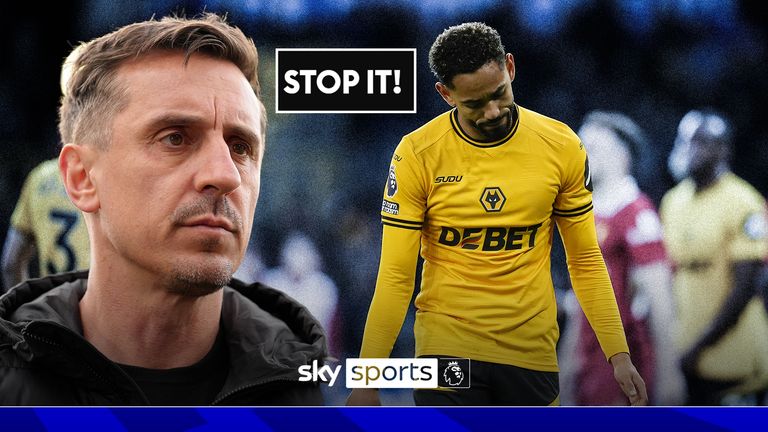 Gary Neville unimpressed by Wolves lack of urgency against Liverpool