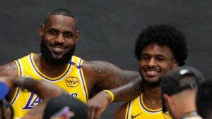 Read more about the article LeBron James’ ‘pure joy’ over playing with his son for Los Angeles Lakers in NBA | Basketball News