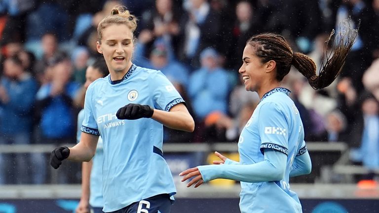 Mary Fowler assisted Man City's first goal and scored their second against West Ham