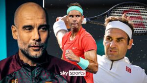 Read more about the article Pep Guardiola admires consistency of tennis ‘geniuses’ Rafa Nadal, Roger Federer and Novak Djokovic | Tennis News