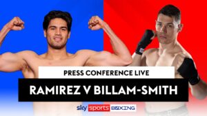 Read more about the article Chris Billam-Smith vs Gilberto Ramirez: Watch live stream of press conference ahead of cruiserweight title fight | Boxing News