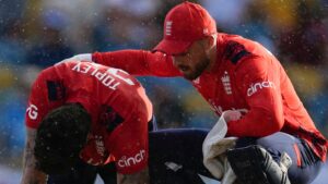 Read more about the article West Indies vs England: Reece Topley to miss final three T20 internationals with knee injury | Cricket News