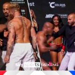 Tyson slaps Paul during chaotic weigh-in!