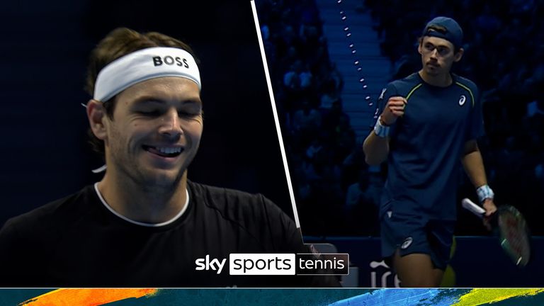 Talylor Fritz and Alex De Minaur produced one of the best rallies of the ATP Finals so far.