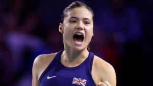 Read more about the article Emma Raducanu returns to action with victory for Great Britain at Billie Jean King Cup | Tennis News