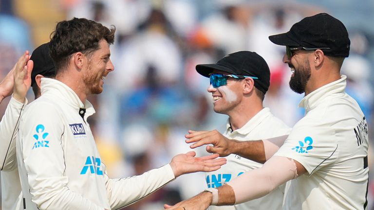 Mitchell Santner, New Zealand, Test cricket (Associated Press)